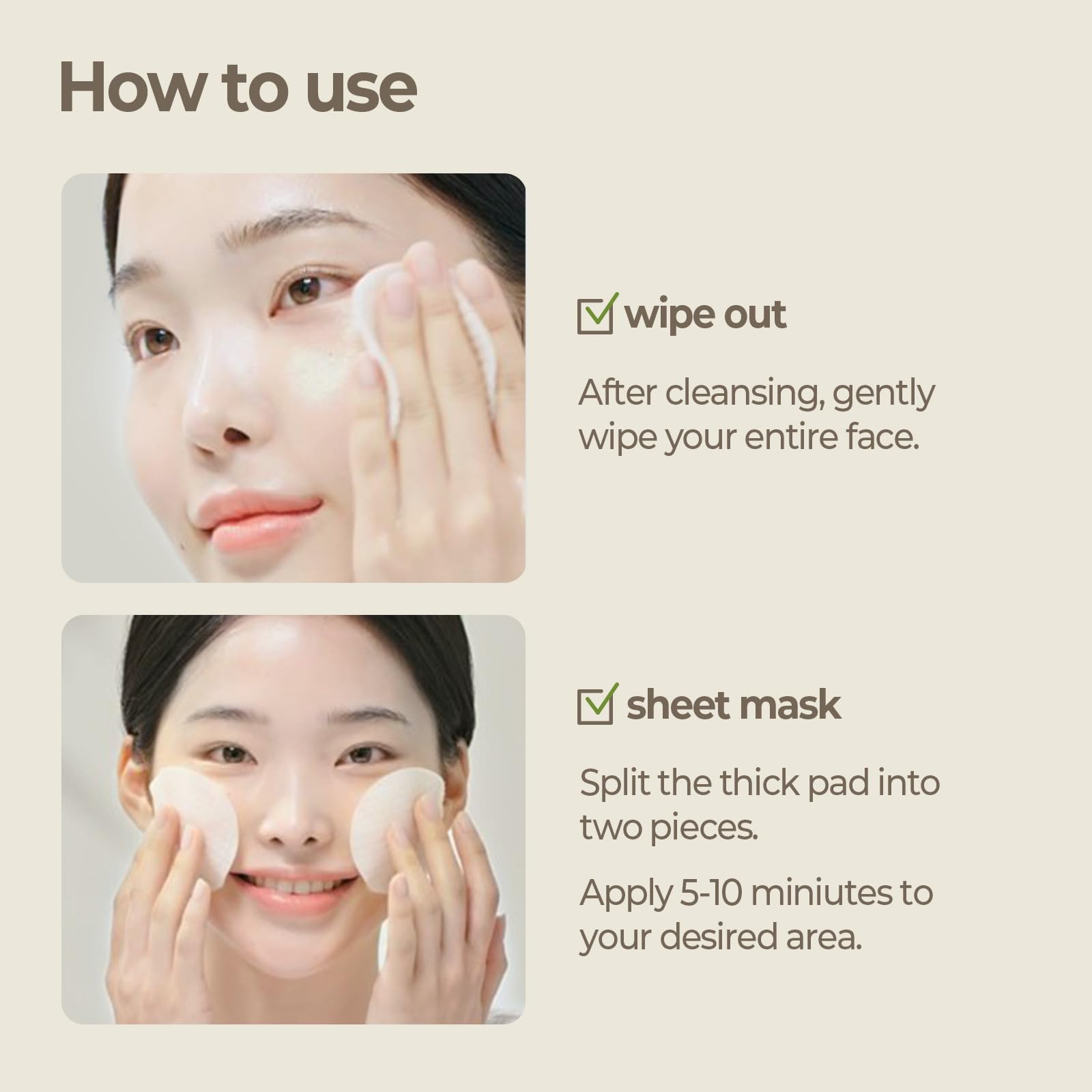 Open box reveals 60 pads for quick daily radiance and hydration
