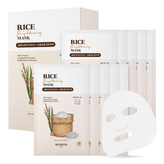 SKINFOOD 1957 Rice Daily Sheet Mask packaging highlighting vegan formula and hydration