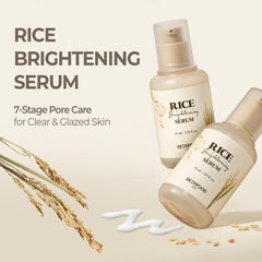 Skinfood 1957 Rice Serum pump drop ensures precise application and hydration