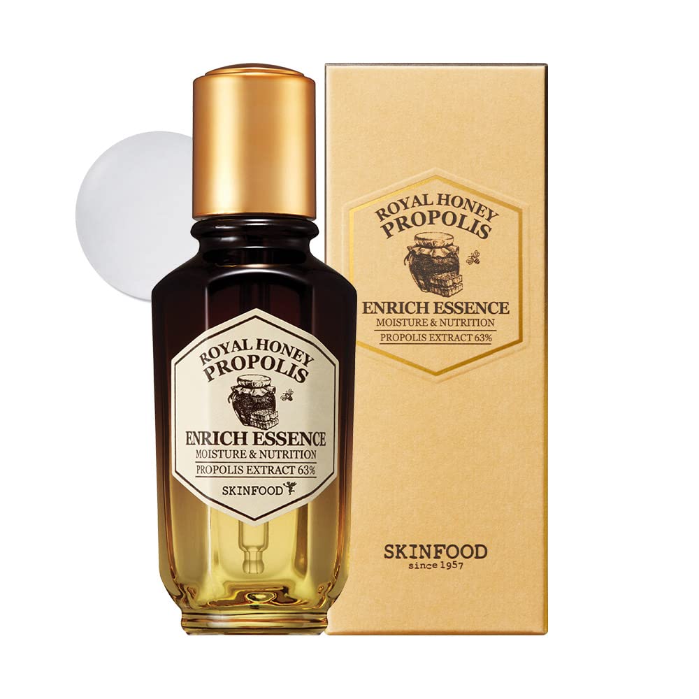 SKINFOOD 1957 Royal Honey Propolis Enrich Essence bottle for deep hydration