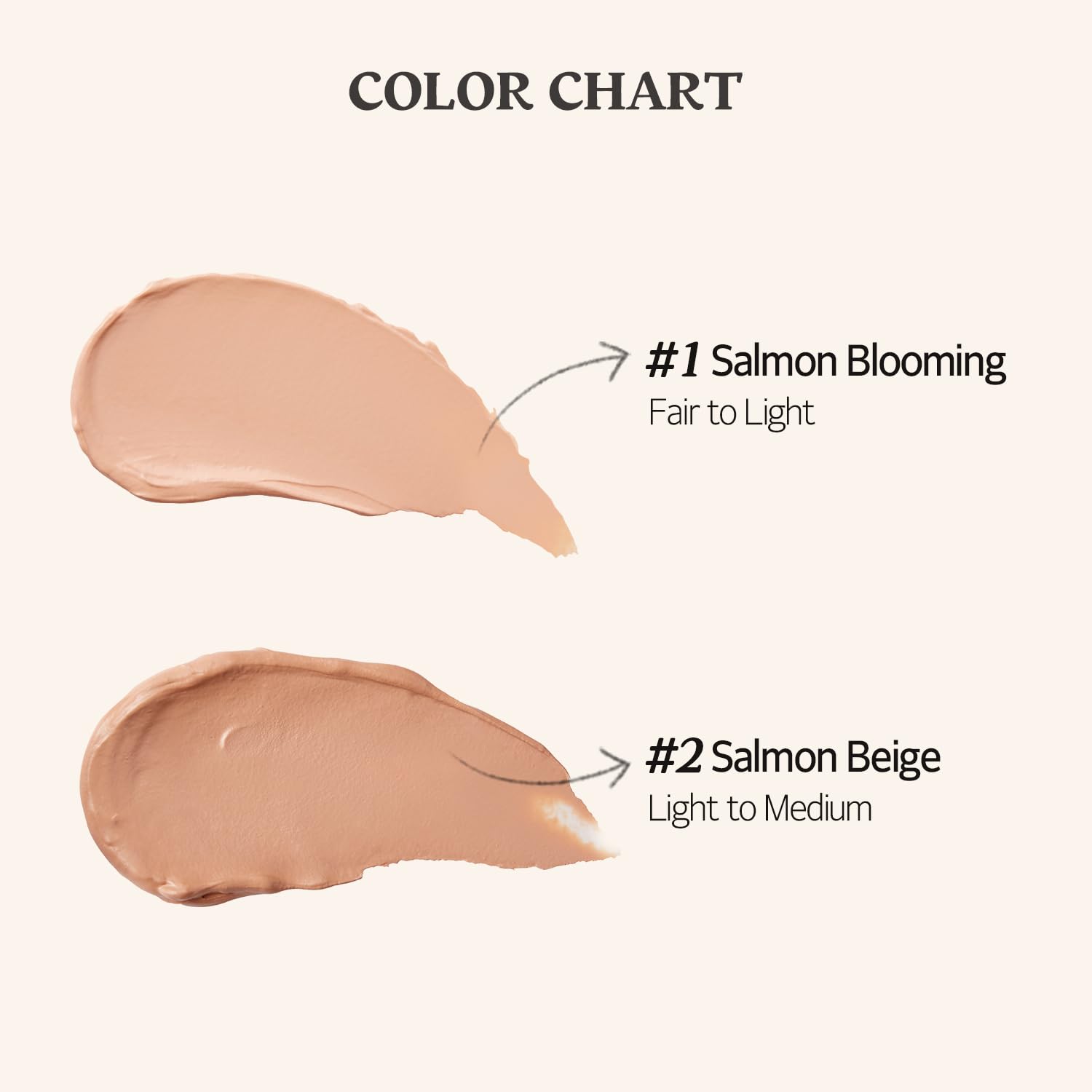 Under-eye swatches show brighter, more awake appearance with this concealer