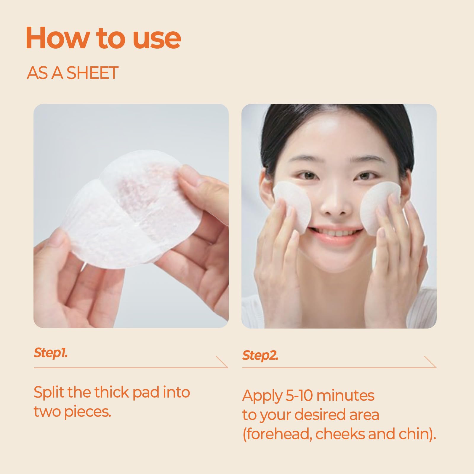 SKINFOOD Carrot Toner Pad features carrot extract for nourishing hydration.