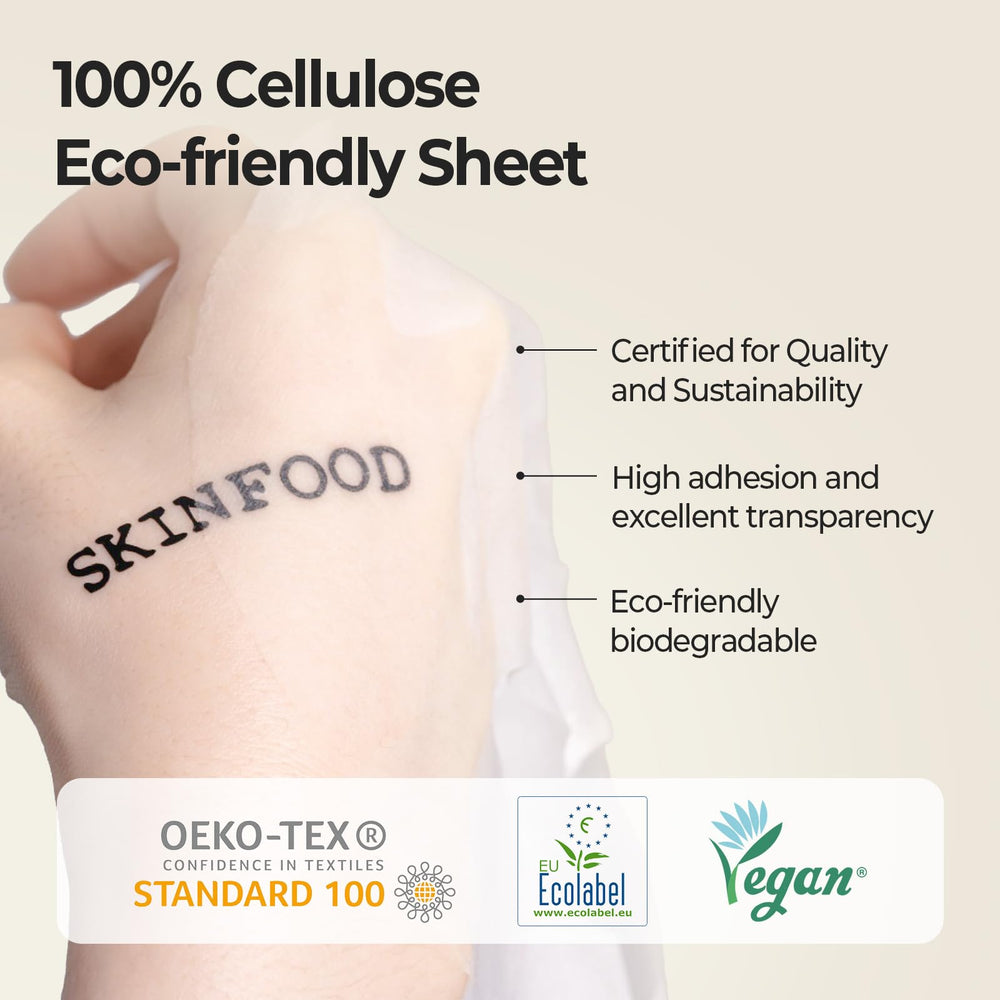 SKINFOOD Rice Daily Mask texture smoothing for rough skin.