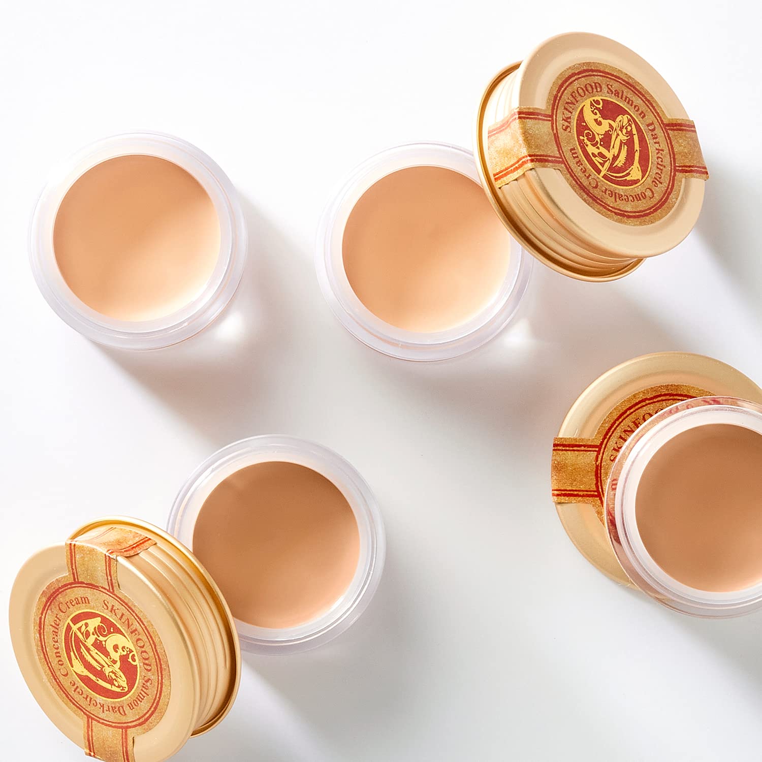 SKINFOOD Salmon Concealer compact packaging designed for easy portability