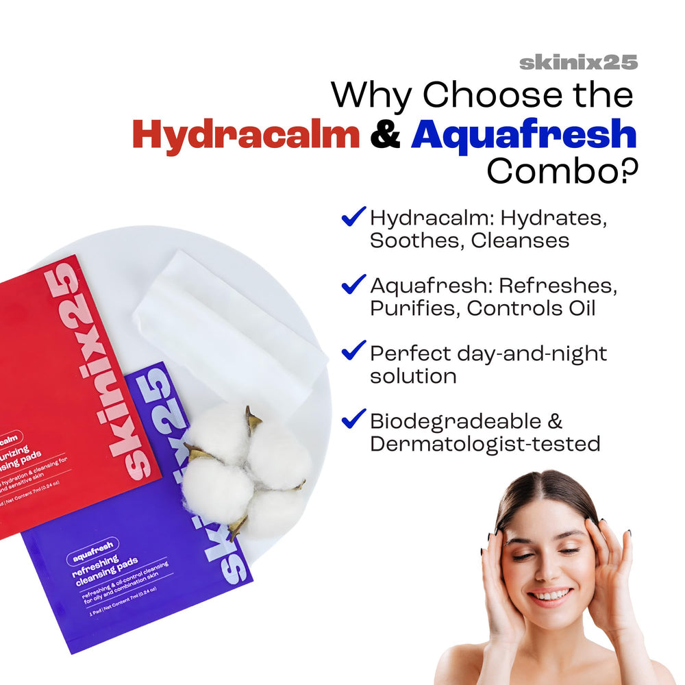 Aquafresh pad used after workout for refreshing cleanse.