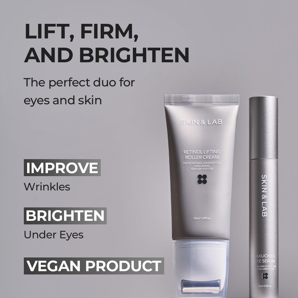 SKIN&LAB caffeine-brightening formula energized under-eye area