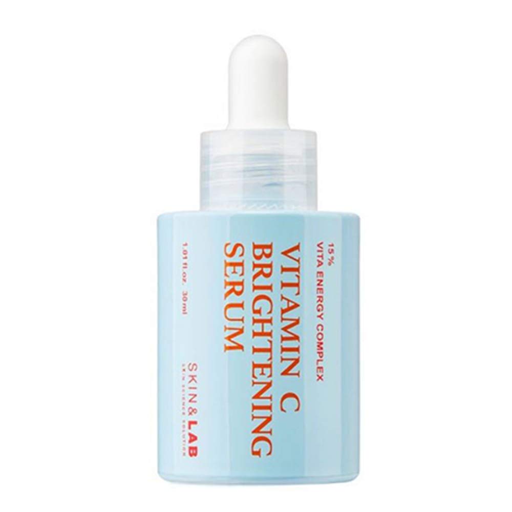 SKIN&LAB Vitamin C Serum bottle with dropper for precise application and hydration.