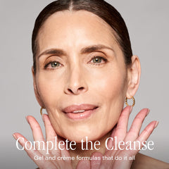 Close-up of SKINN Day & Night Face Wash foam showing gentle exfoliation.