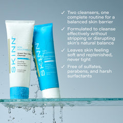 Mint infusion on SKINN Day & Night Face Wash highlights morning refresh.