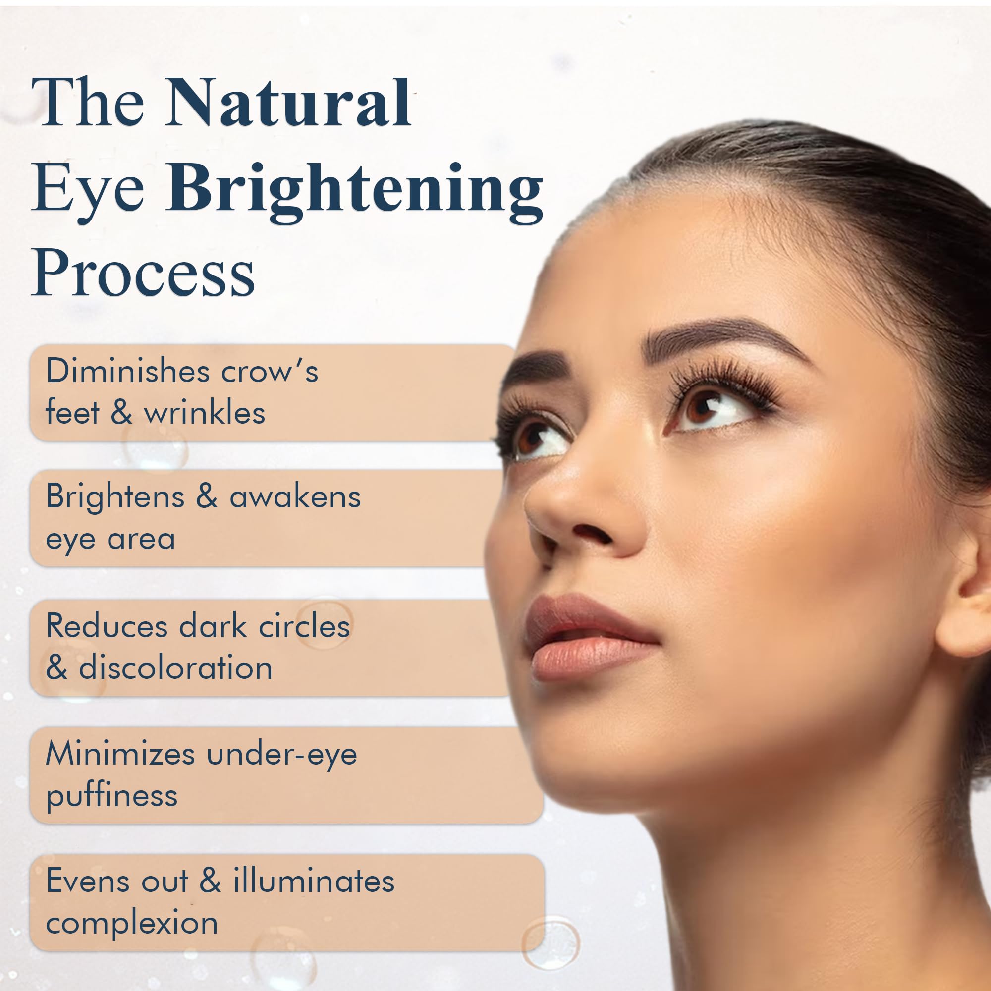 SkinPro eye-area serum close-up emphasizes lightweight hydration for delicate skin