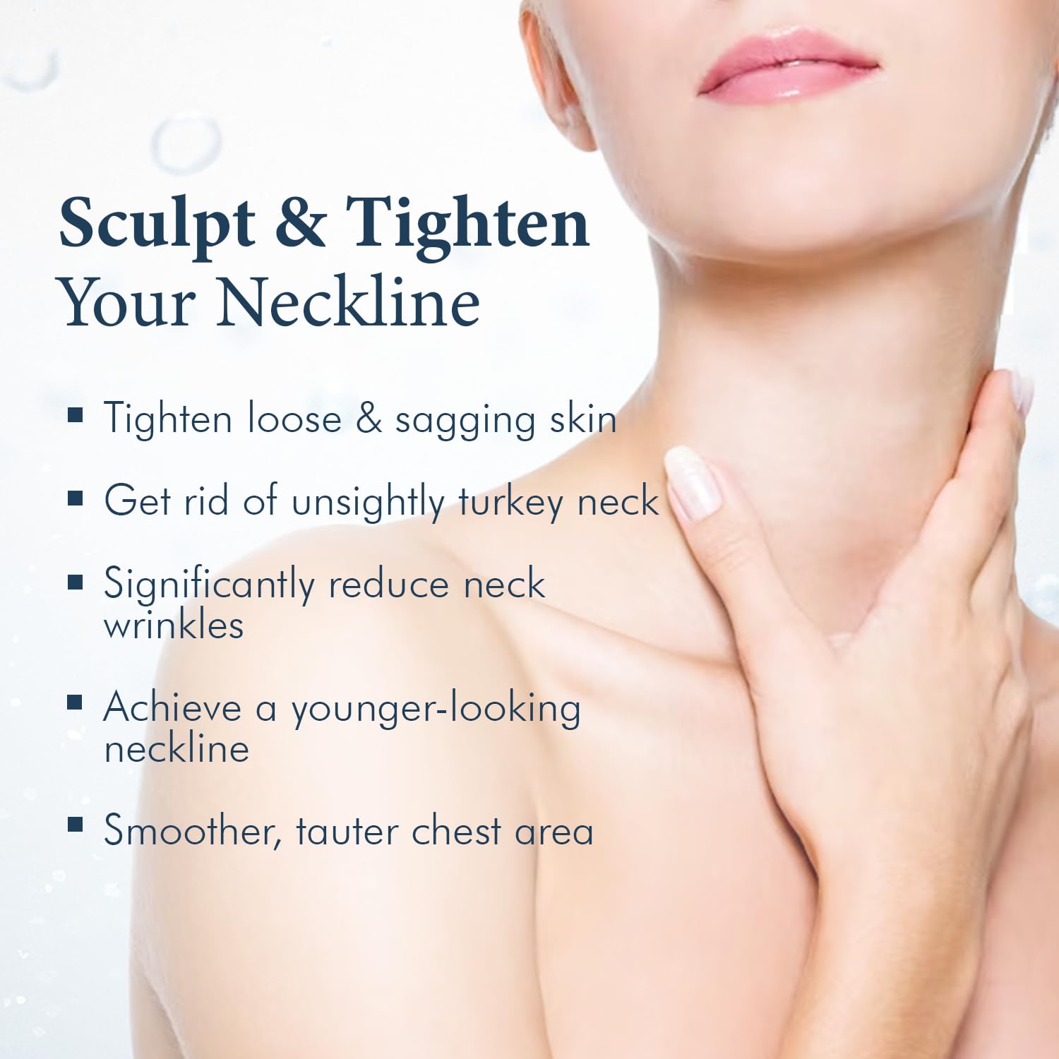 SkinPro Neck Cream closeup texture highlights rich formula for absorption