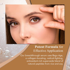 SkinPro Regu-Age peptide blend image focusing on anti-aging ingredient support