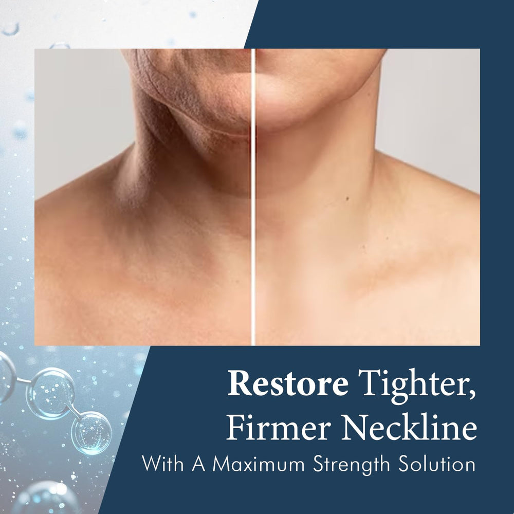 SkinPro two-step neck routine illustration for easy daily use