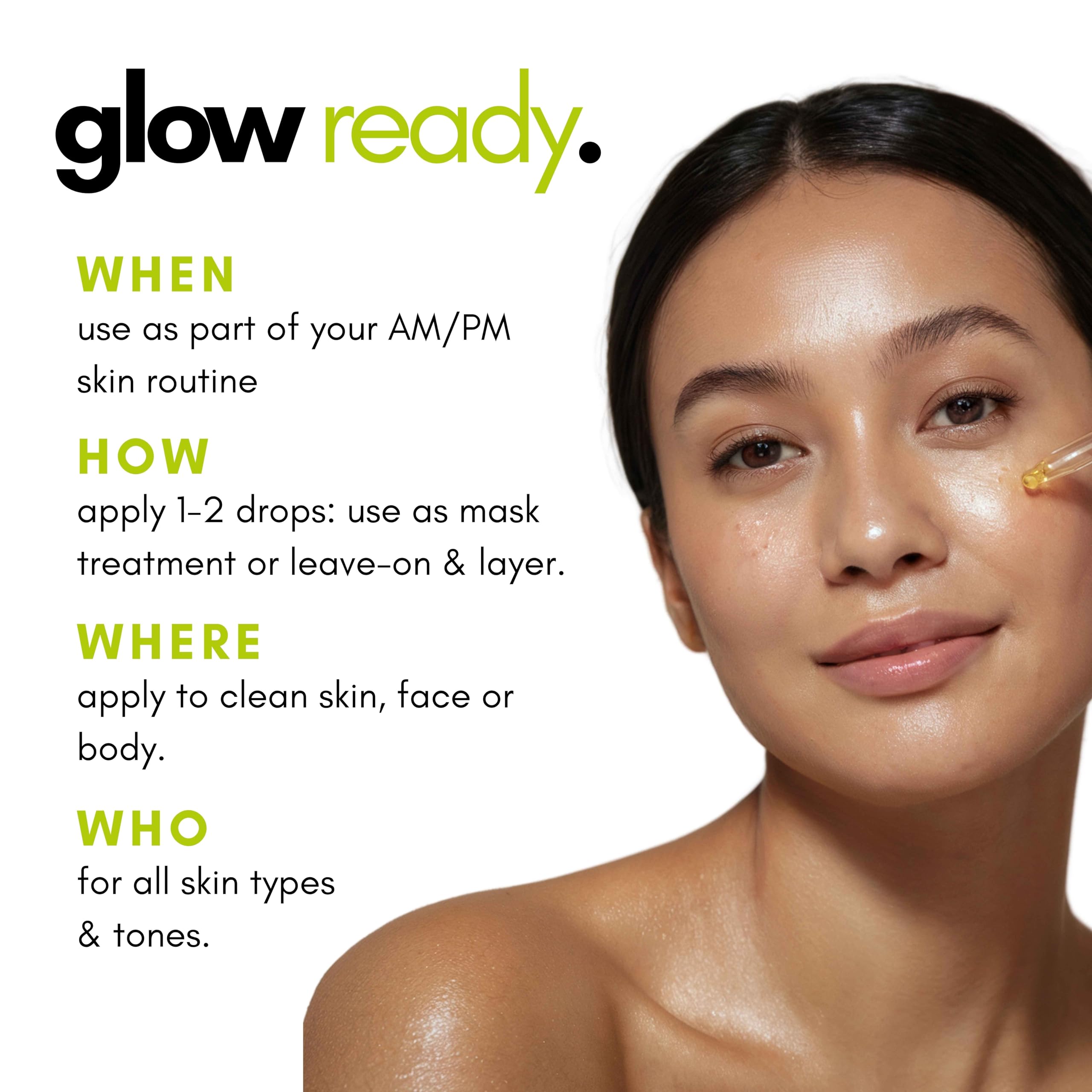 SkinSetGo Kojic Serum absorbed rapidly on the skin for makeup readiness