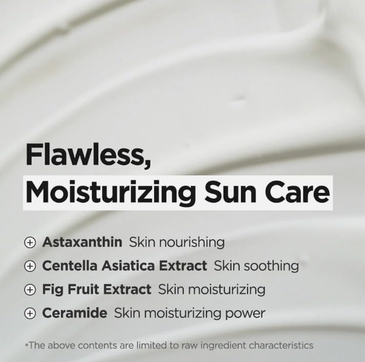 SKINSINS SPF50+ PA++++ sun gel on skin demonstrates non-sticky finish and no white cast