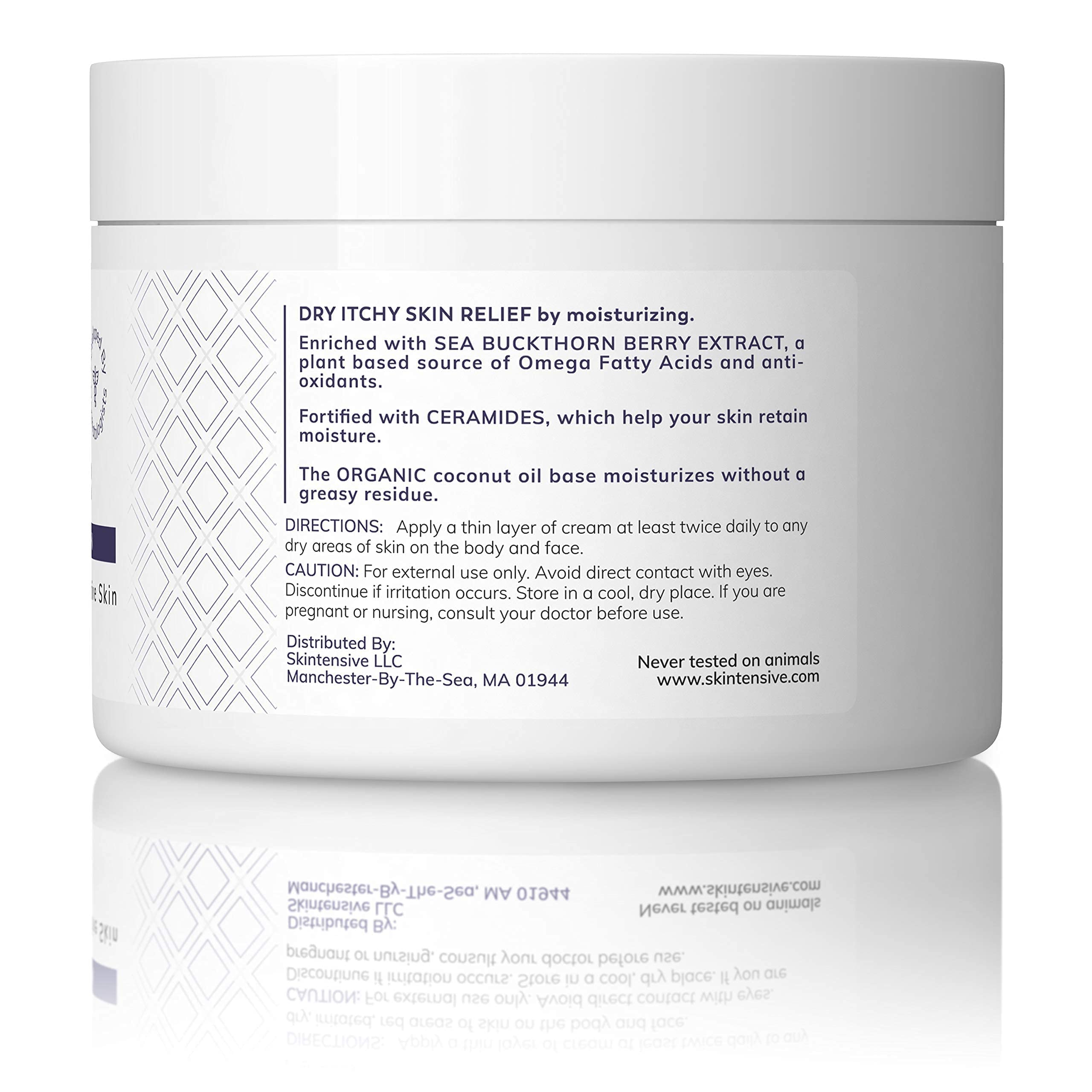 Whipped texture close-up highlighting creamy daily-use formula by SKINTENSIVE.