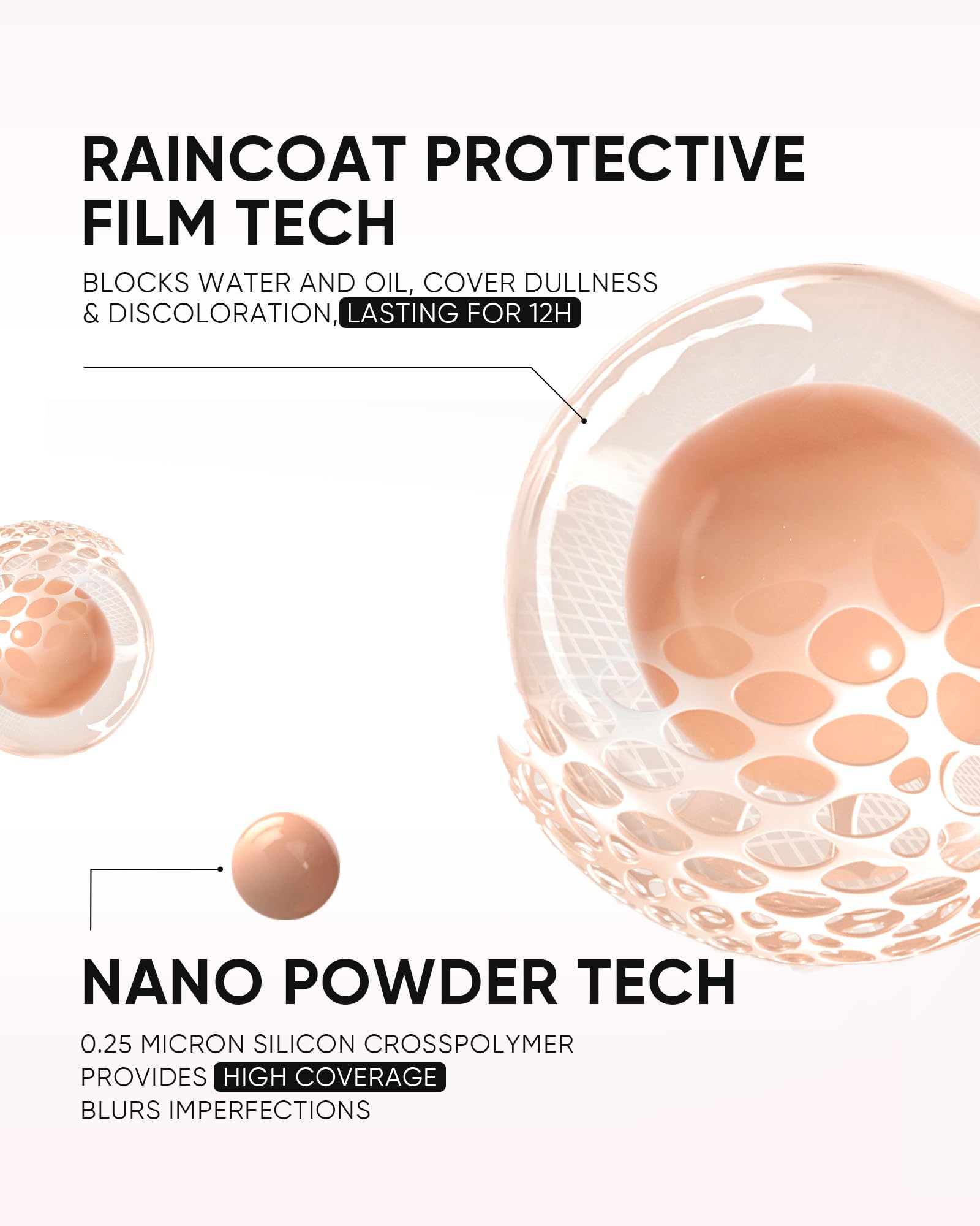 SKINTIFIC Buildable coverage demo shows easy layering without heaviness.