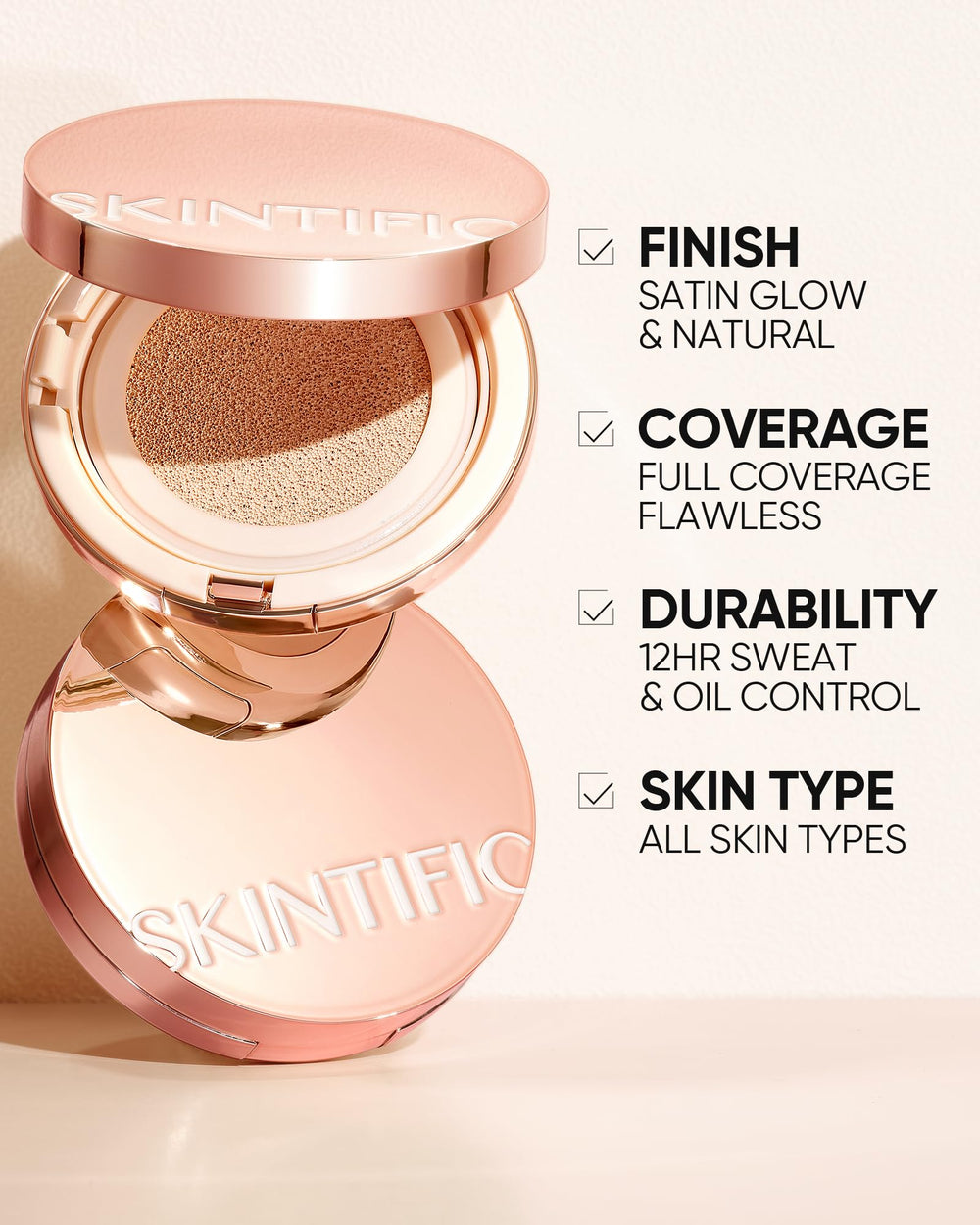 SKINTIFIC formula with Ceramide Centella and Hyaluronic Acid nourishes skin