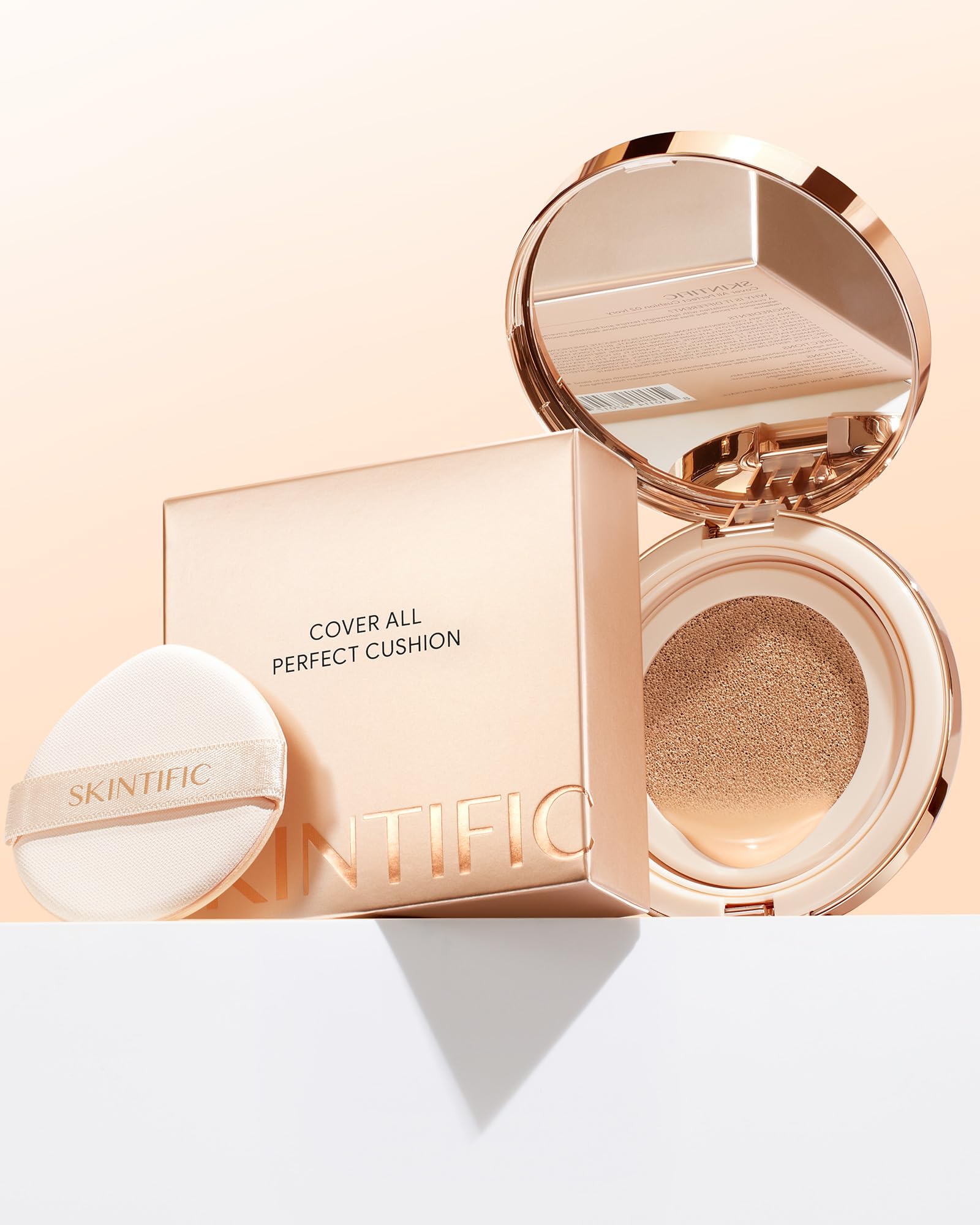 SKINTIFIC travel-friendly compact with double mirror for makeup on the go