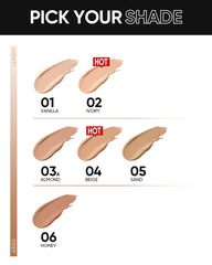 SKINTIFIC Cushion Foundation sweatproof shield protects makeup against sweat and humidity