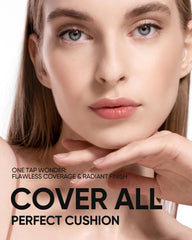 SKINTIFIC Full Coverage Cushion 04 Beige swatch illustrates a warm, natural skin-match tone.