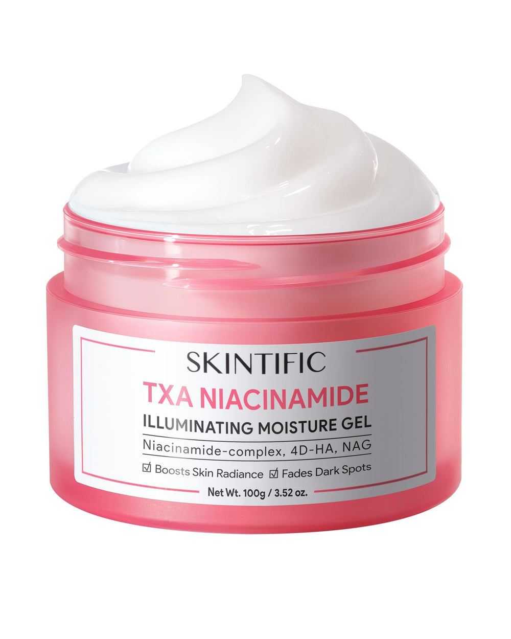 SKINTIFIC MSH Niacinamide Brightening Cream bottle front showing daily complexion boost