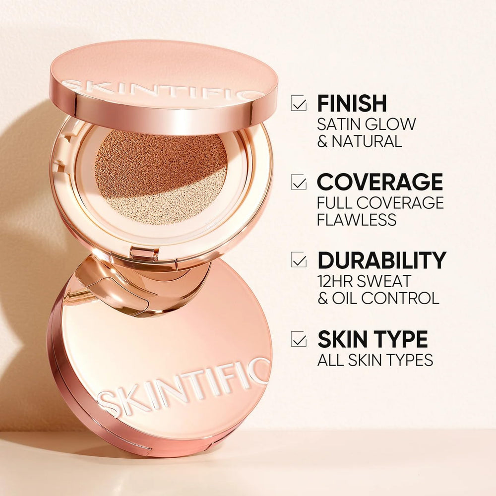 SKINTIFIC Oil-control formula keeps makeup fresh up to 12 hours