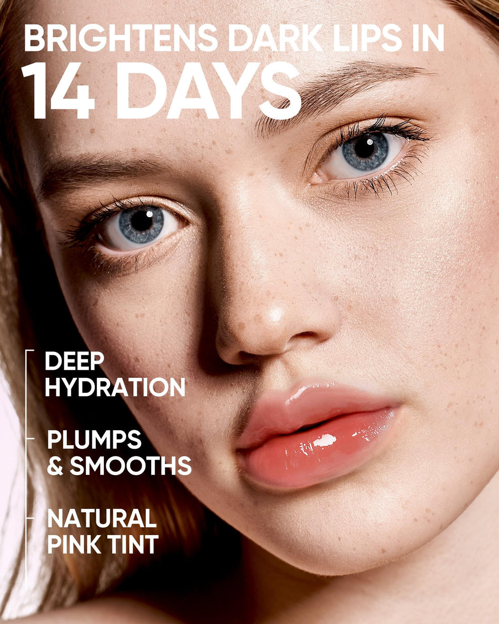 SKINTIFIC lip serum swirled to highlight non-sticky, silky texture.