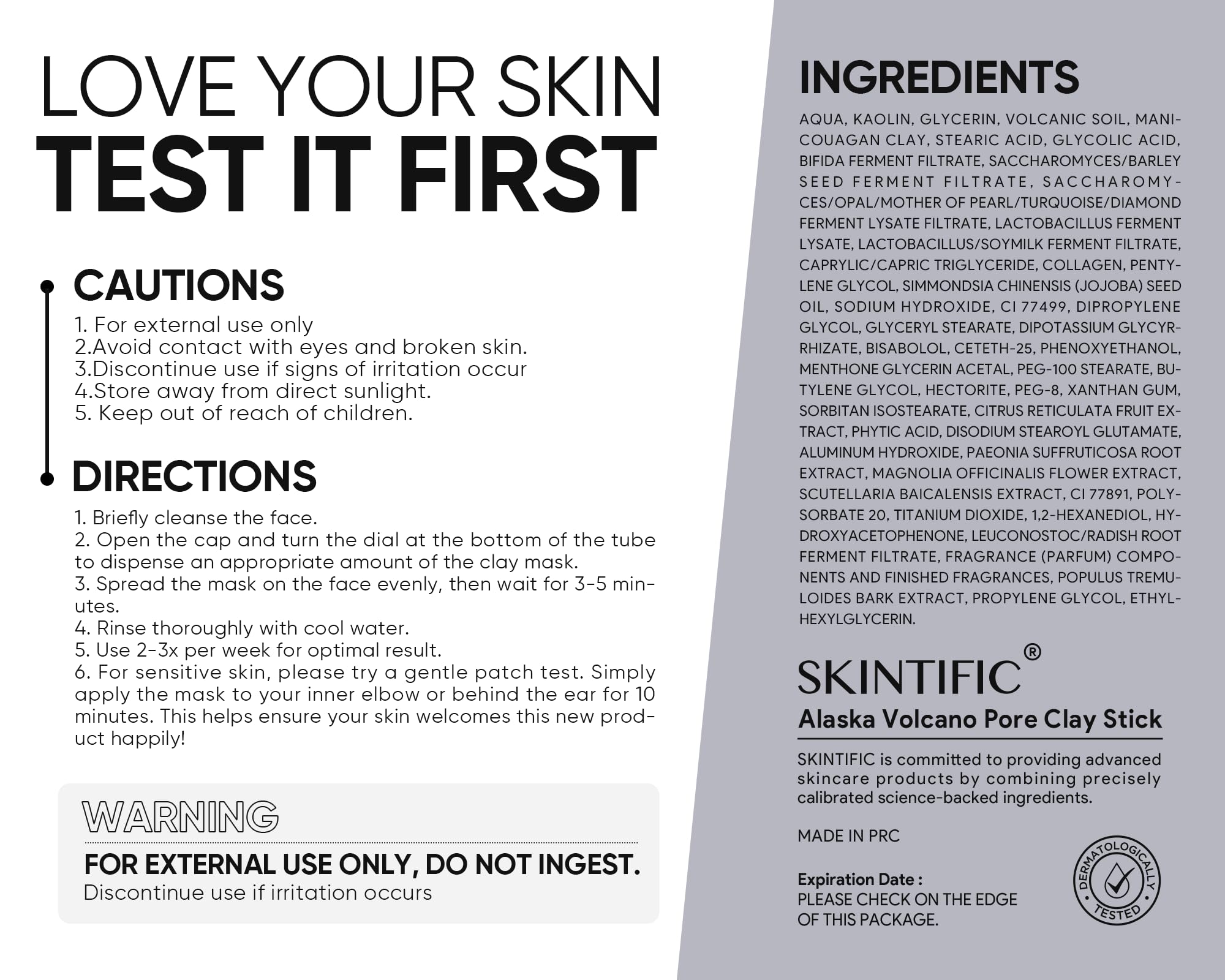 Twist-up applicator provides mess-free, targeted exfoliation with precise coverage.