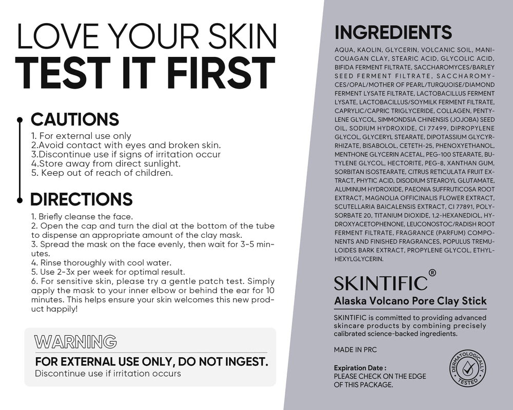 Twist-up applicator provides mess-free, targeted exfoliation with precise coverage.