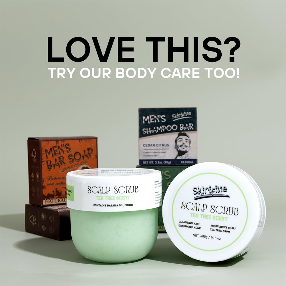 Skirifine Tea Tree Scrub eco packaging aligns with sustainable routines.