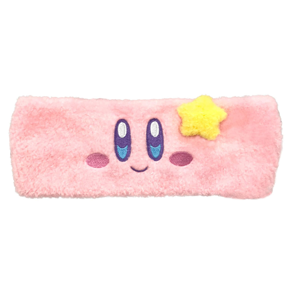 SKJ USA Kirby plush headband with soft fabric and star accent for comfortable skincare
