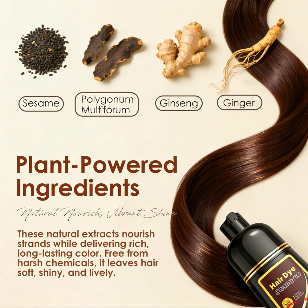 Sklight Hair Dye Shampoo long-lasting color for 3–4 weeks.