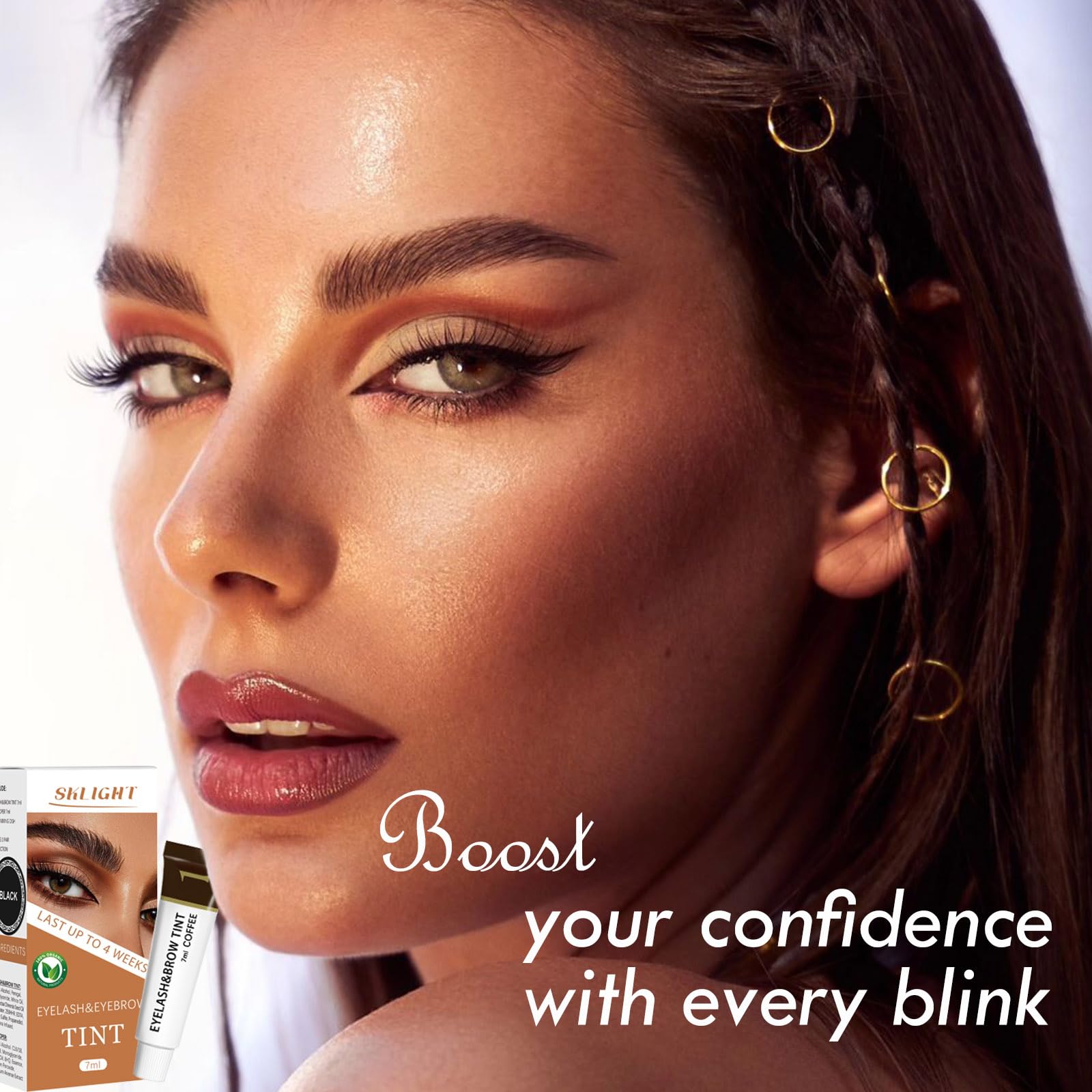 Sklight natural ingredients like aloe and jojoba oil for nourishing care.