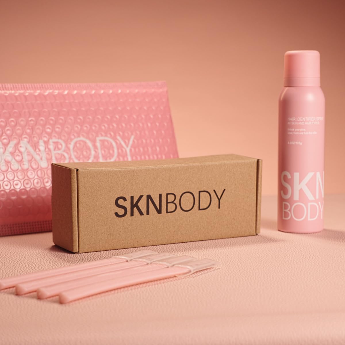 SKNBODY Compact packaging shown for easy storage.