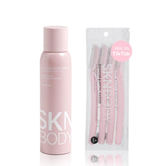 SKNBODY Hair Identifier Spray bottle ready to reveal peach fuzz before dermaplaning.