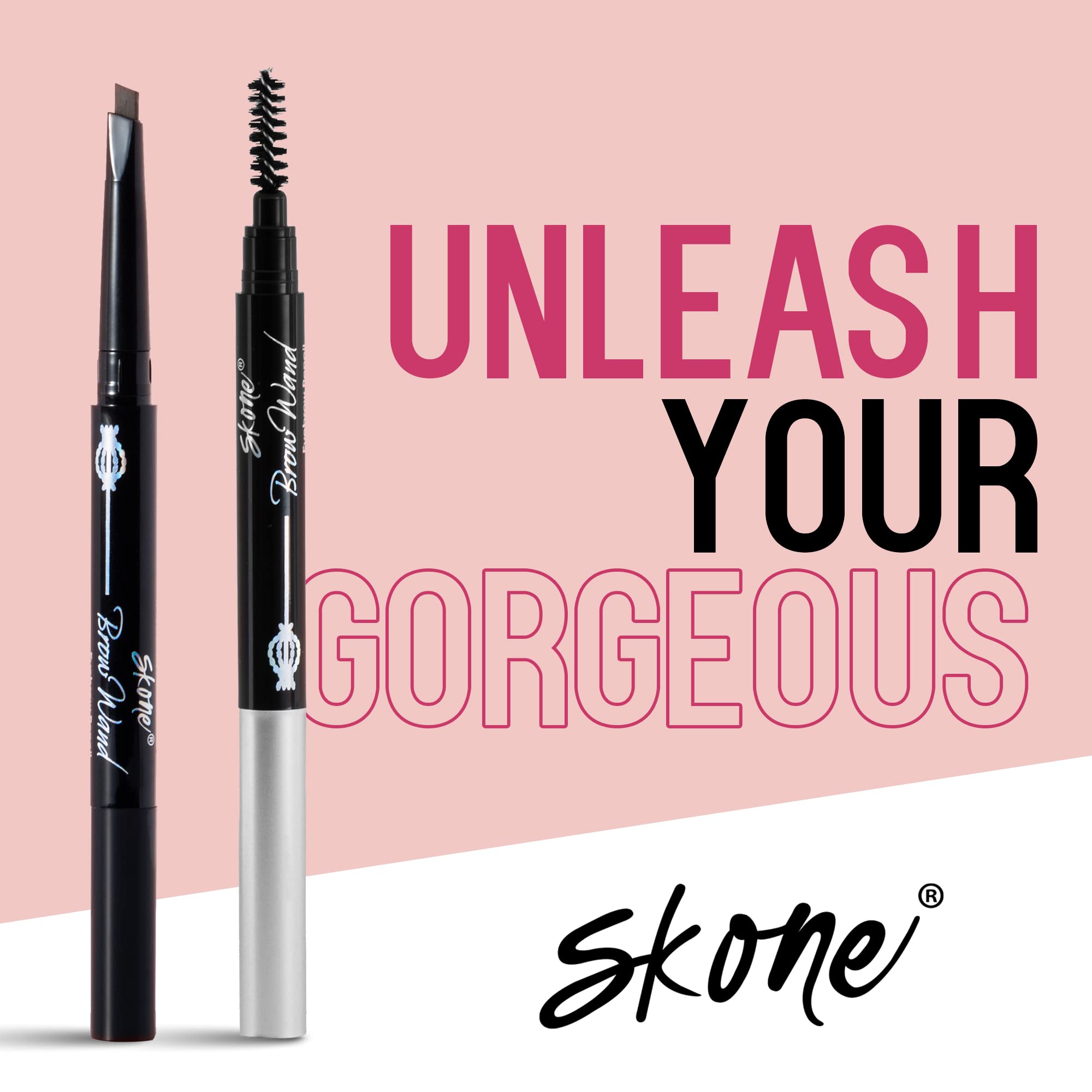 Skone chocolate for brunettes image implies shade compatibility with brown hair.