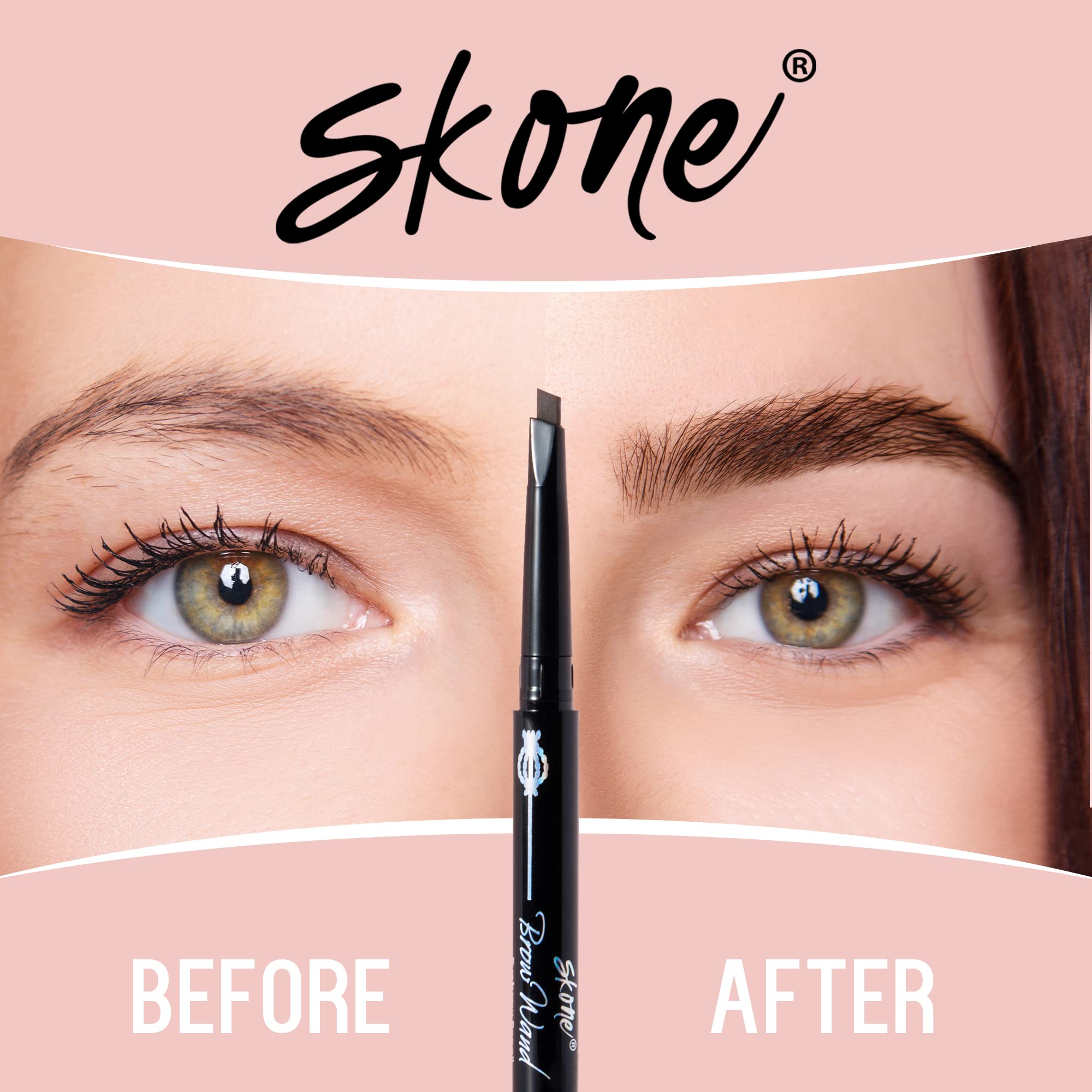Skone smudge-proof eyebrow pigment demonstrates longevity during workouts.
