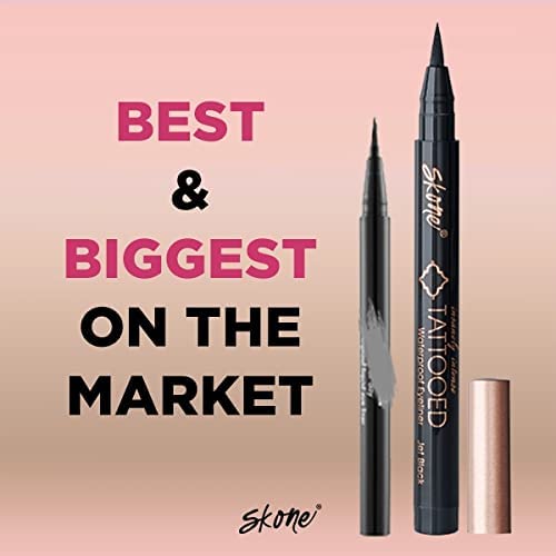 Skone waterproof eyeliner finish remains long-lasting throughout the day