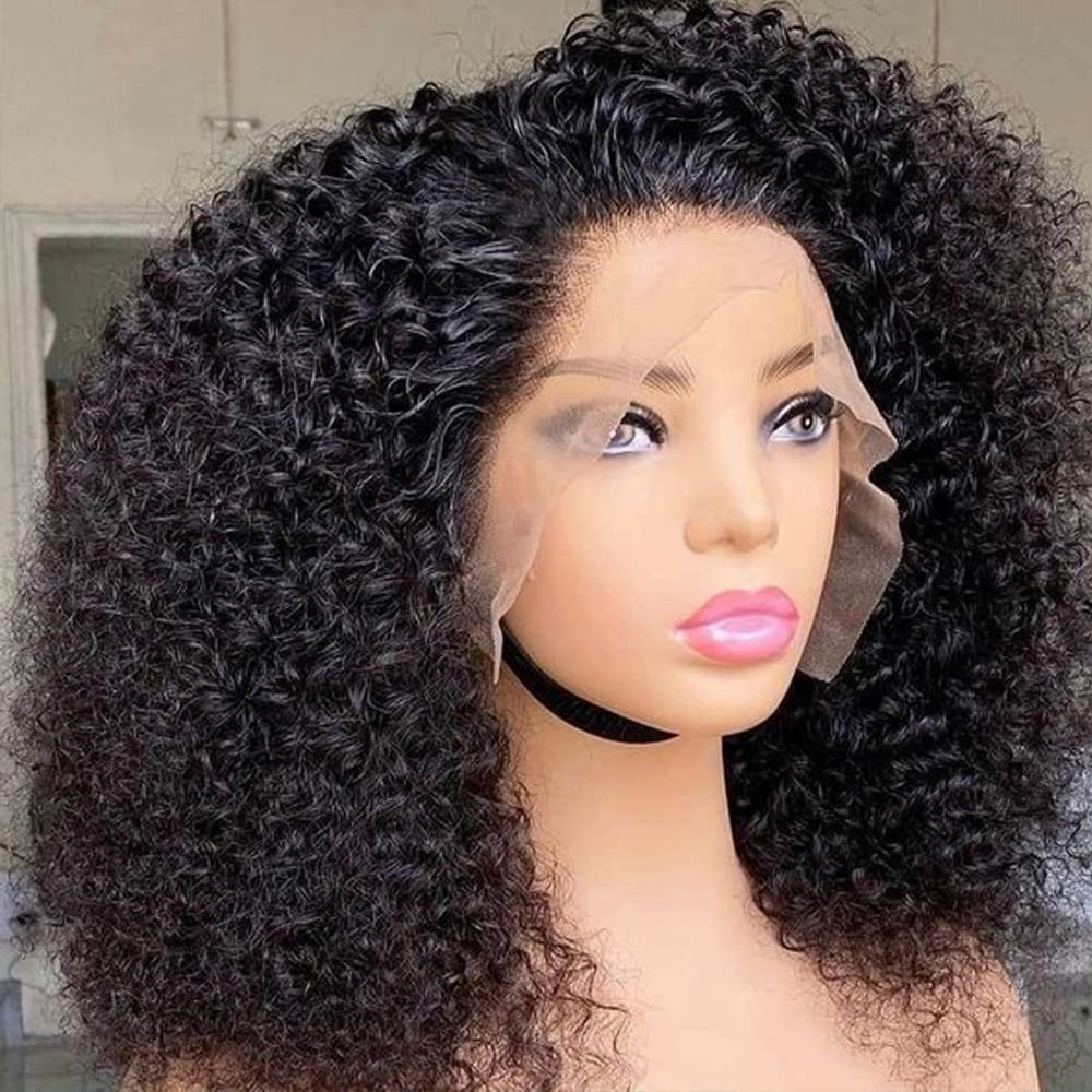Skouty Bob Wig kinky curly lace front for natural daily wear.