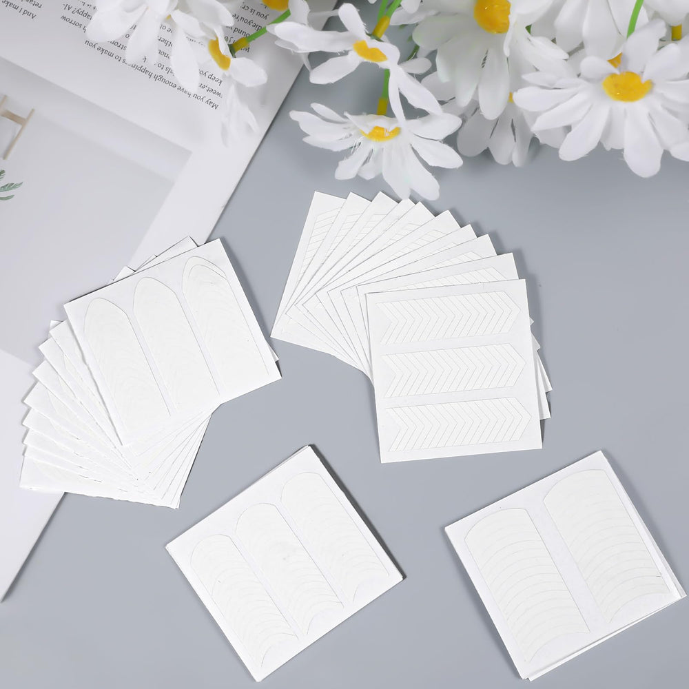 Skrfen Self-Adhesive French Strips for bubble-free application and residue-free removal.