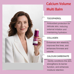 SKROSS Calcium Multi Balm stick near the eyes for gentle moisture.