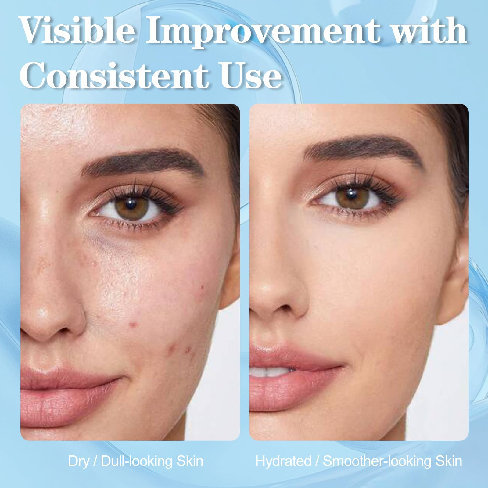 SKSOYT Copper Peptide Serum hyaluronic acid drop demonstrates deep hydration