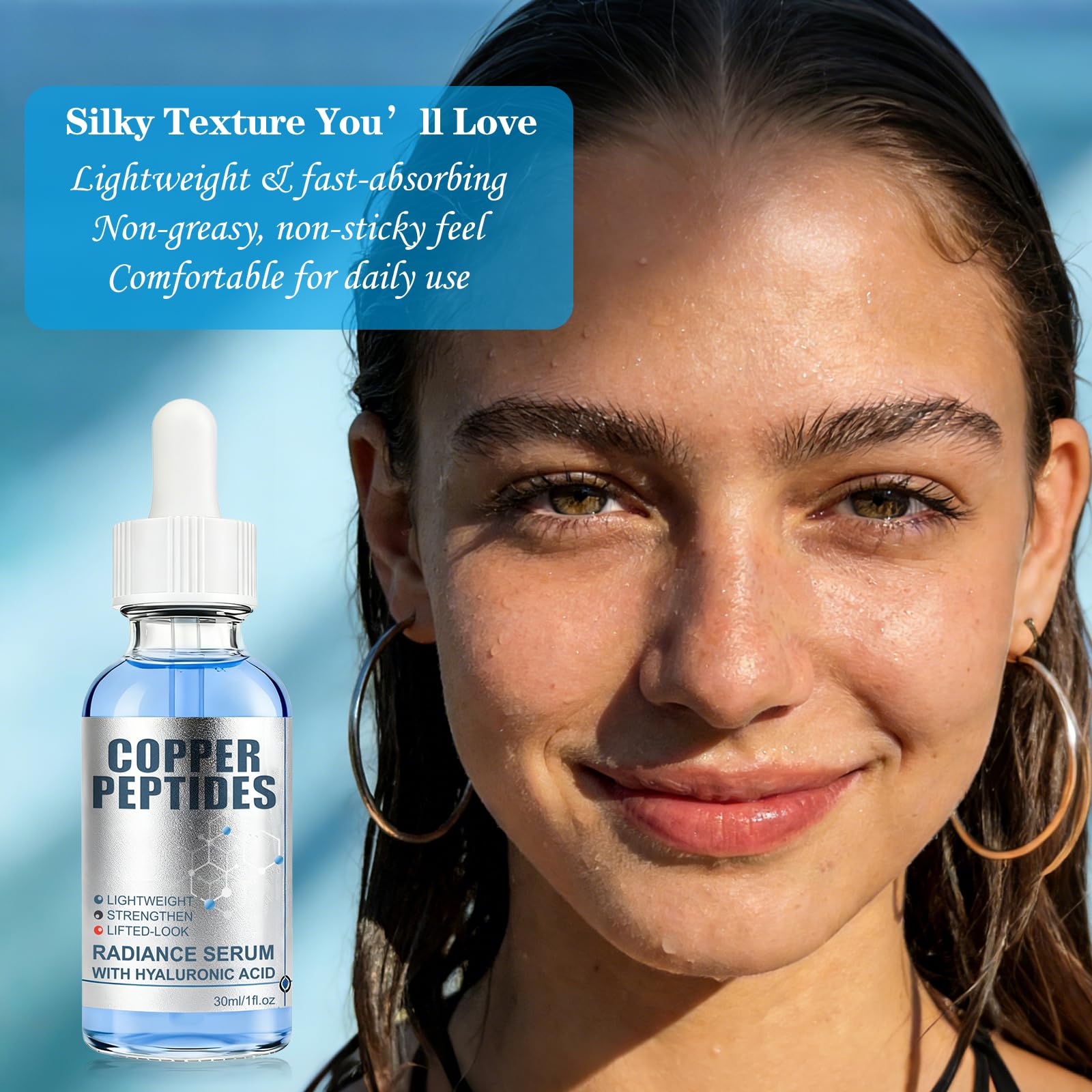 SKSOYT Copper Peptide Serum vegan-crueltyfree badge denotes ethical care