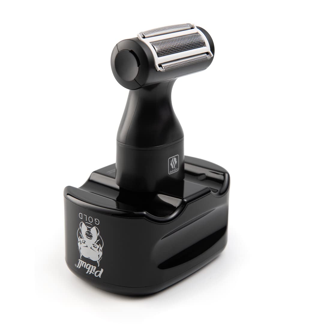 Skull Shaver foil attachment for bikini line offers precise shaping with a gentle glide.