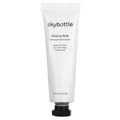 Skybottle hand cream with grapefruit scent offers lasting fragrance for daily use.