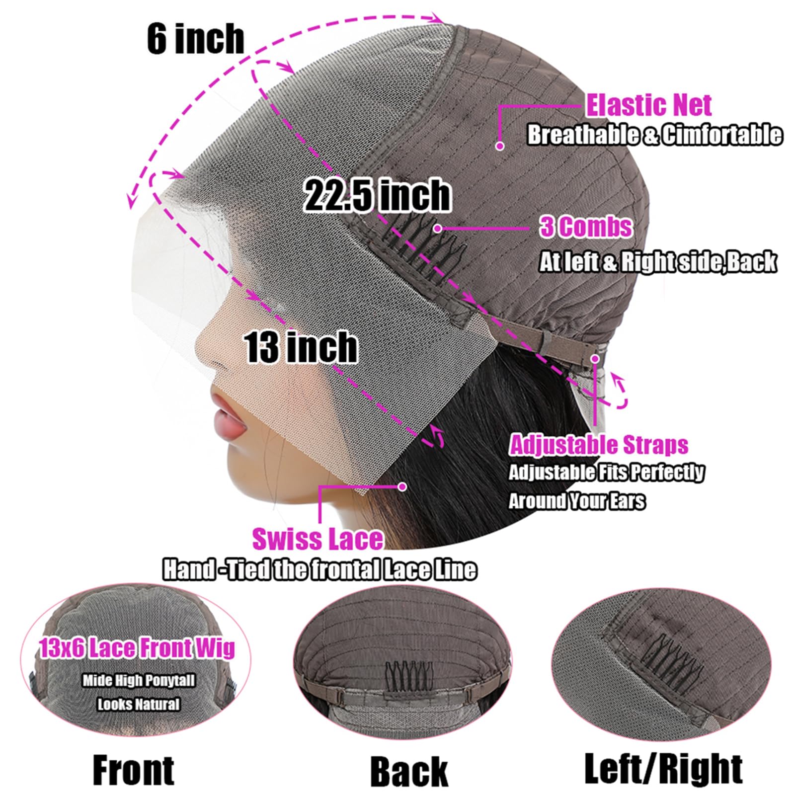 SkyGrow 250 density wig providing fuller appearance for styling versatility