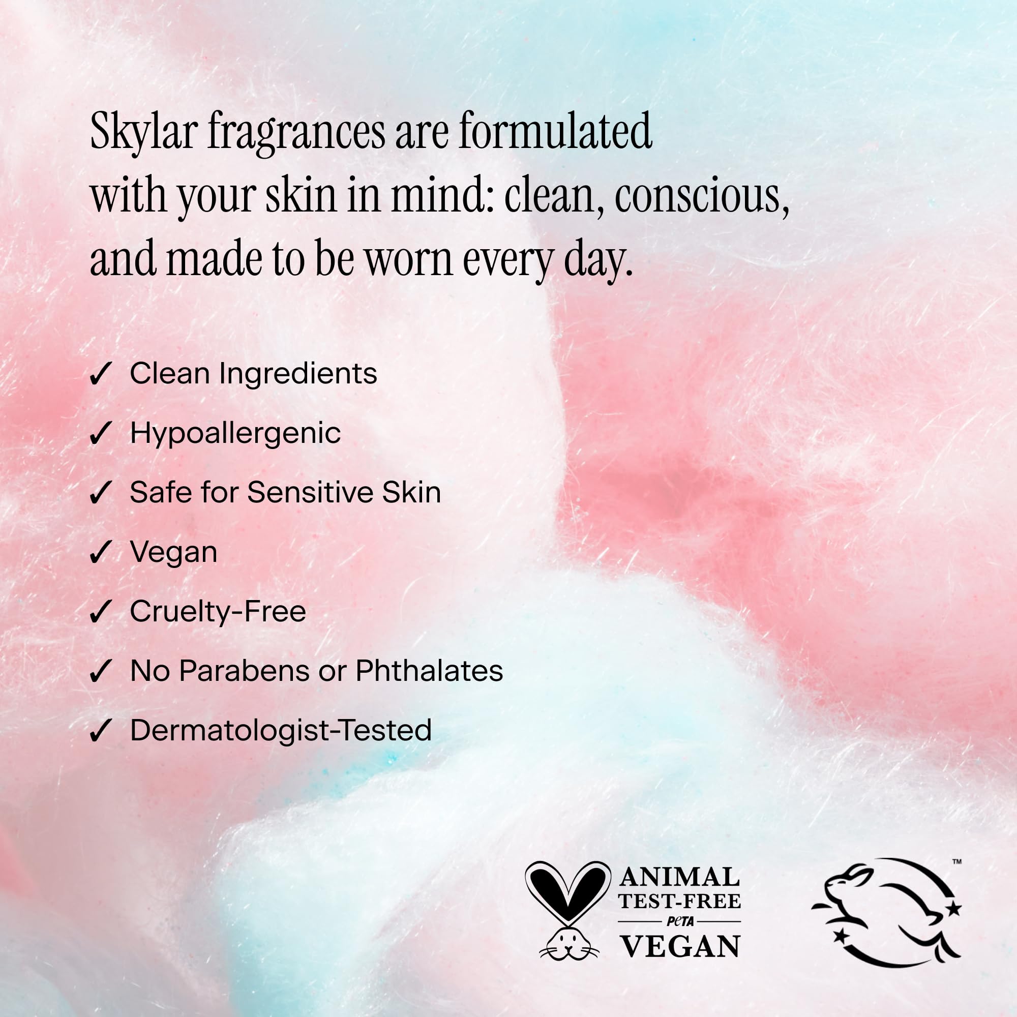 Skylar Boardwalk Delight spray on skin for comfortable wear.