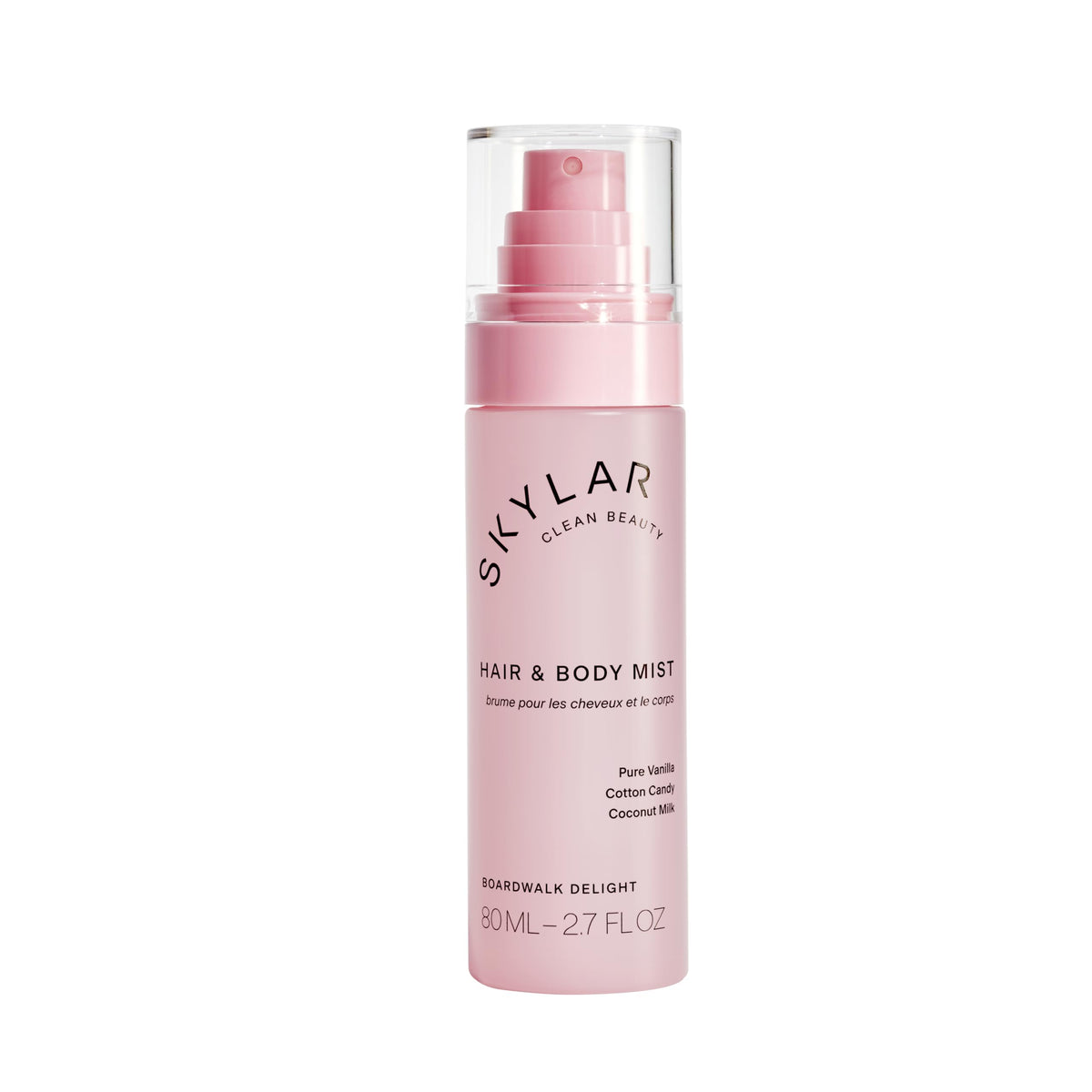 Skylar Boardwalk Delight bottle close-up showing sleek design for everyday freshness.