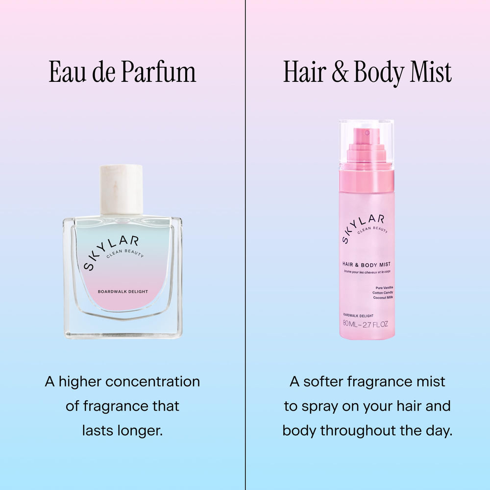Skylar Boardwalk Delight layering with other Skylar scents for versatility.